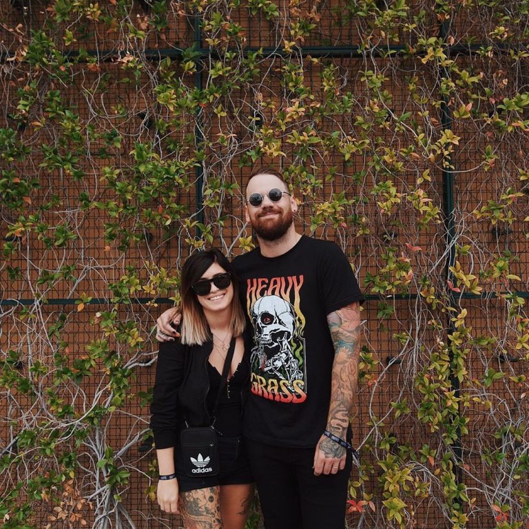 Caleb and Fleur took a picture together image Source: Instagram@calebshomo