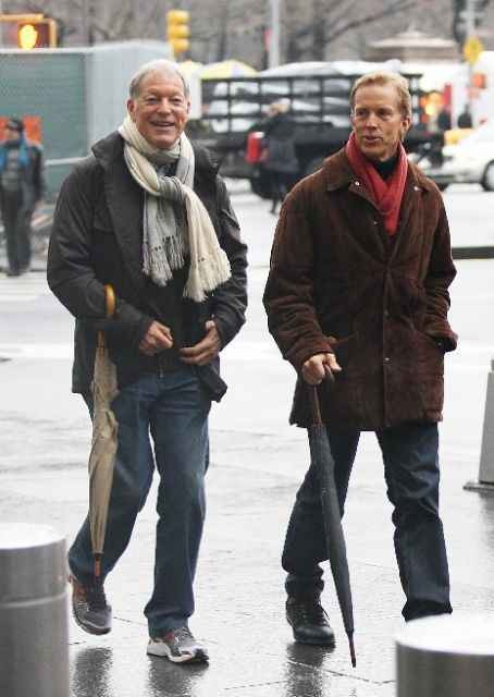 Martin Rabbett with his gay partner Richard Chamberlain Source: Pinterest