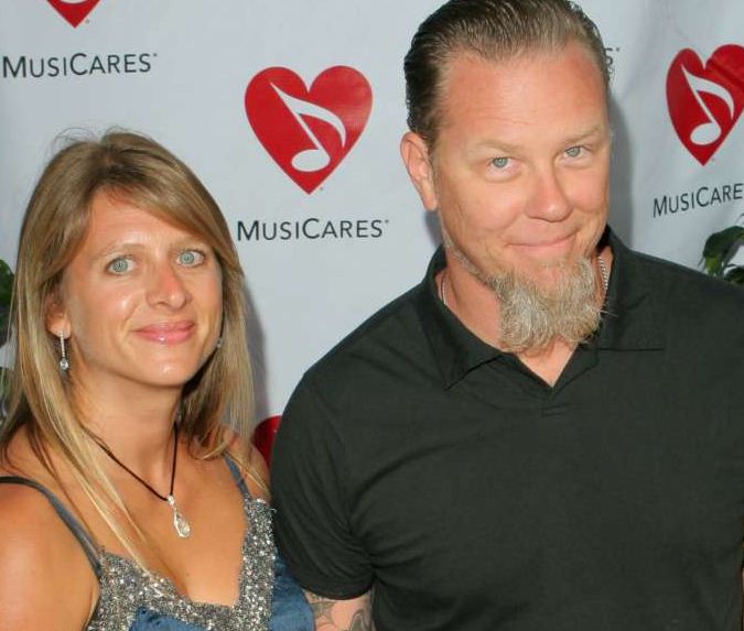 James Hetfield With Wife Francesca Hetfield