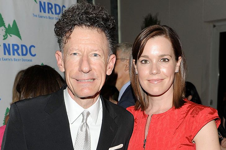 Lyle Lovett With Wife April Kimble