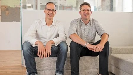 Blumberg along with Matthew Lieber; co-founders of Gimlet Inc.SOURCE: Variety
