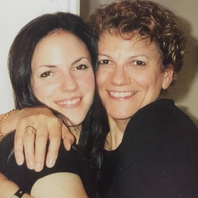 Anna Silk with mother