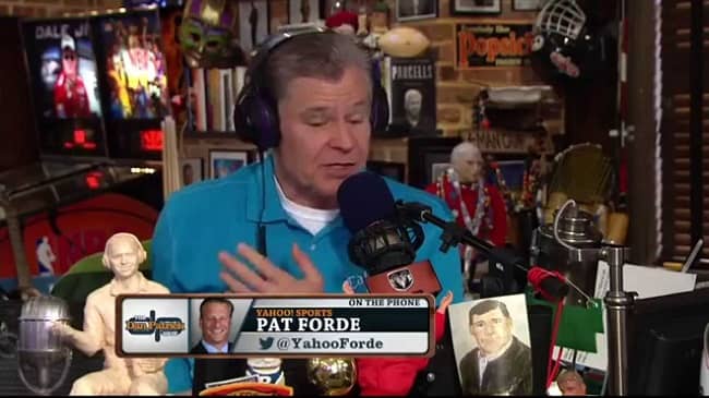 Pat Forde on air