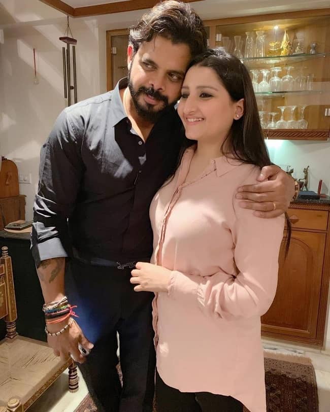 Sreesanth and his wife