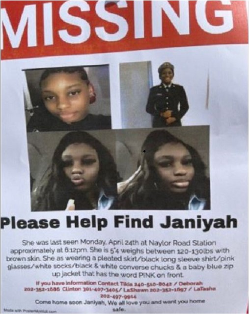Janiyah Thompson's Missing Case Updates