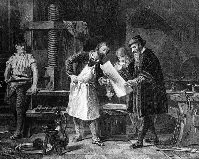 Johannes Gutenberg's Career and Bio